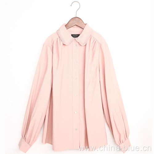 Ladies high quality woven blouse